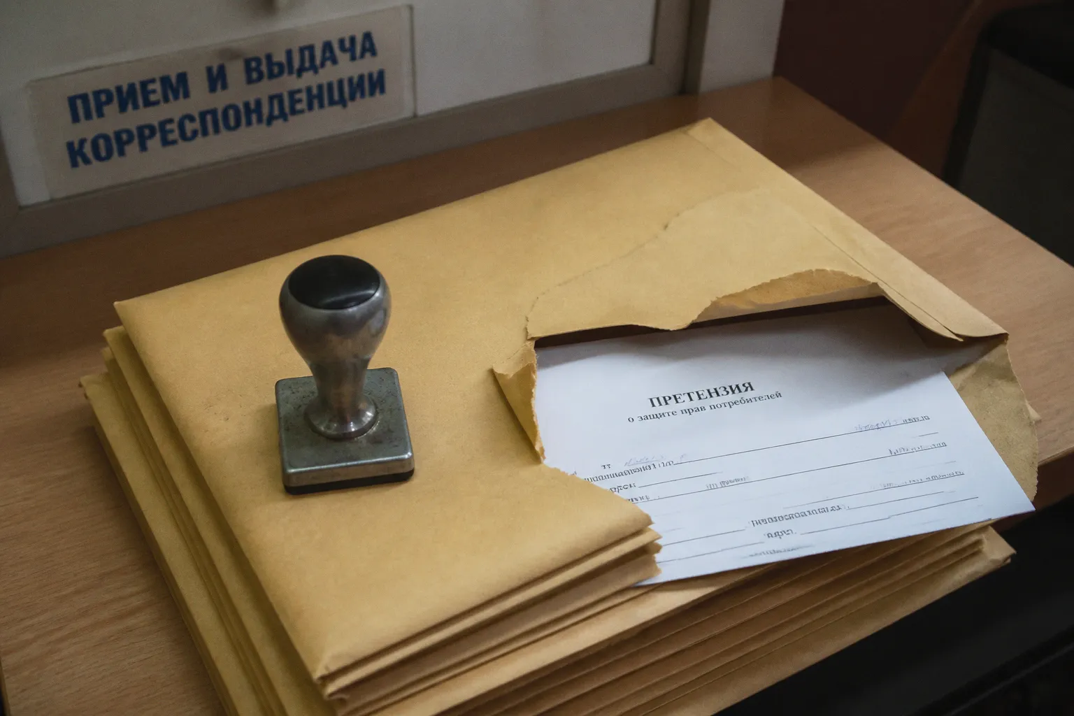 Адрес для досудебной претензии: ошибки при отправке
